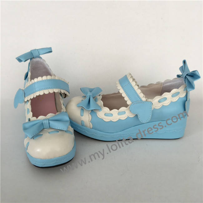 Sweet Single Strap Lolita Shoes with Bows
