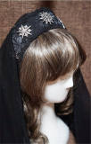 Dark Prints Jacquard Court Style Lolita Crown