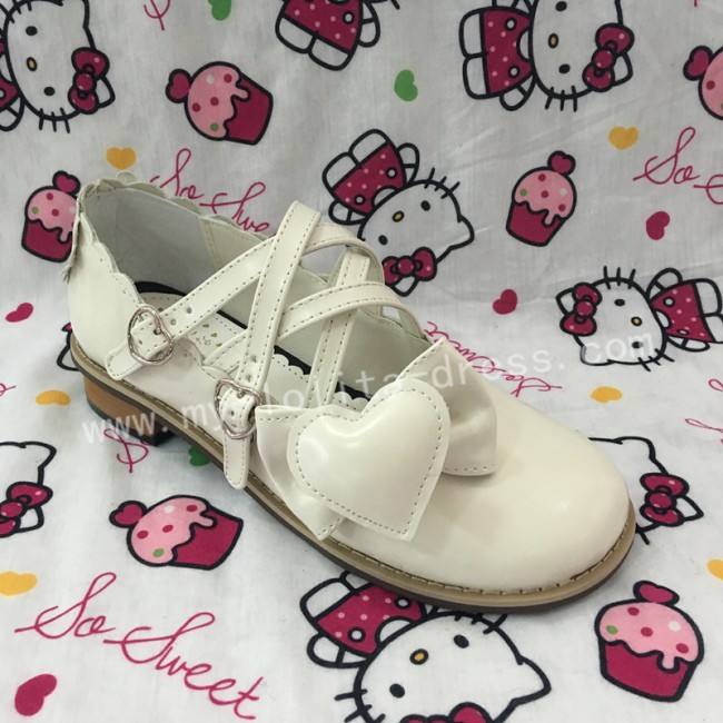 Mint Low Heels Lolita Princess Shoes