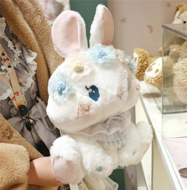 Garland Rabbits Sweet Lolita Bag -2 Ways -Ready MADE