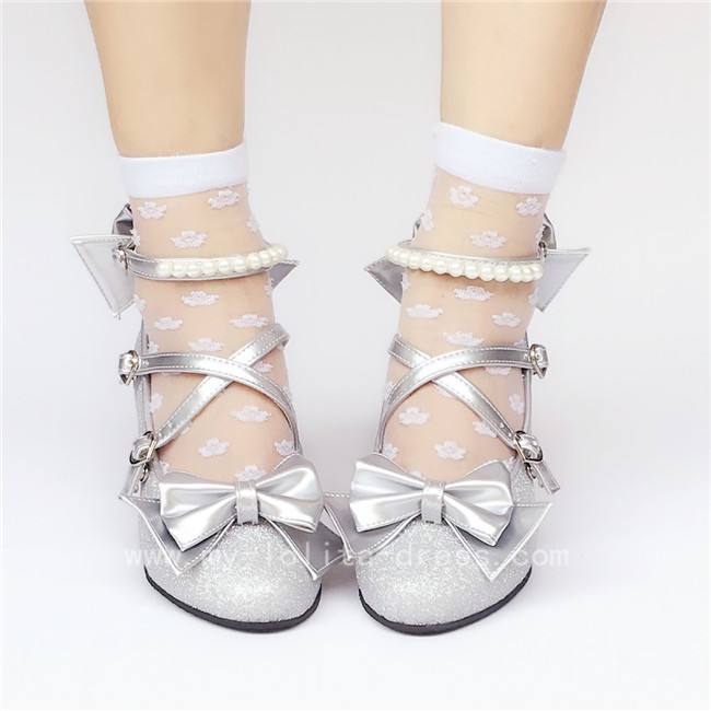 Antaina Tea Party Glitter Lolita Shoes