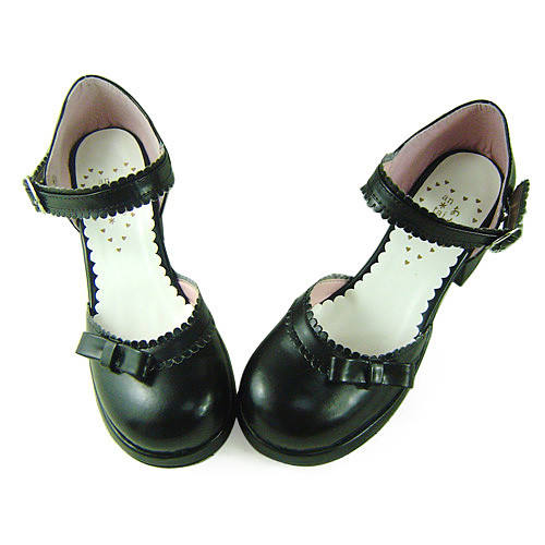 Attractive Tiny Bow Lolita Low Heel Shoes