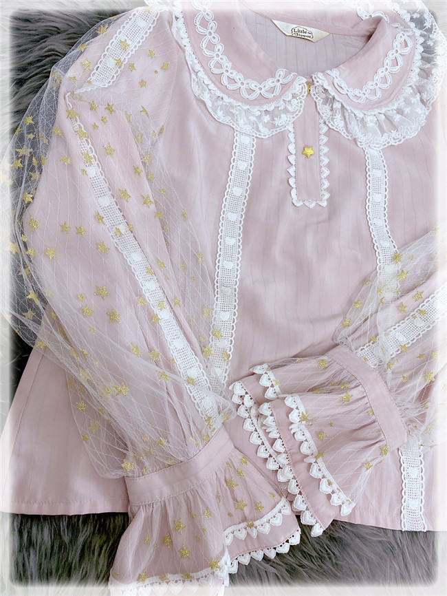 Little Dipper ~Kompeit Sweet Lolita Blouse -Ready Made