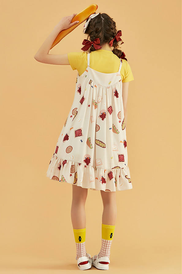 Remember To Eat Breakfast~ Sweet Lolita Jumper 2 Versions -Pre-order  Closed