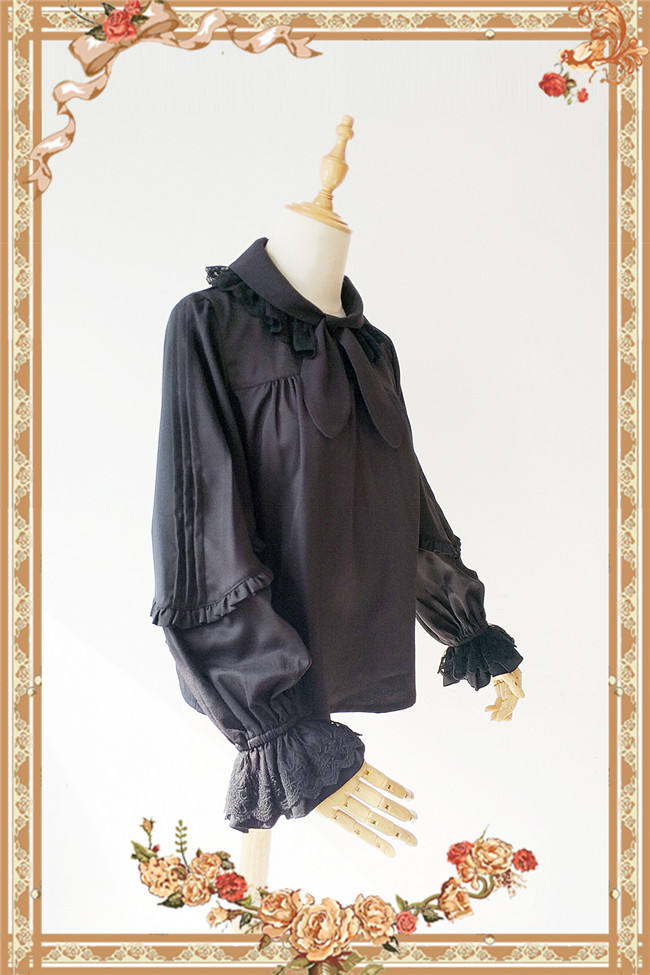 High Density Chiffon Lolita Long Sleeves Blouse