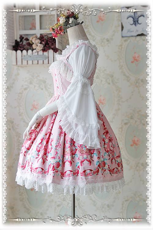 Infanta Detachable Set-in Hime Sleeves Chiffon Lolita Blouse
