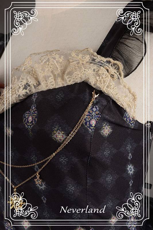 Neverland Lolita ~Arabian Nights~ High Waist Lolita JSK with Pendant