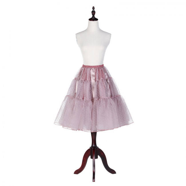 35-60cm Length Adjustable Daily Wear Lolita Petticoat -Multiple Uses - In Stock