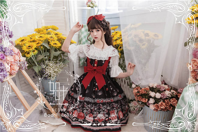 Strawberry Fruit Tea Lolita JSK -Pre-order Closed
