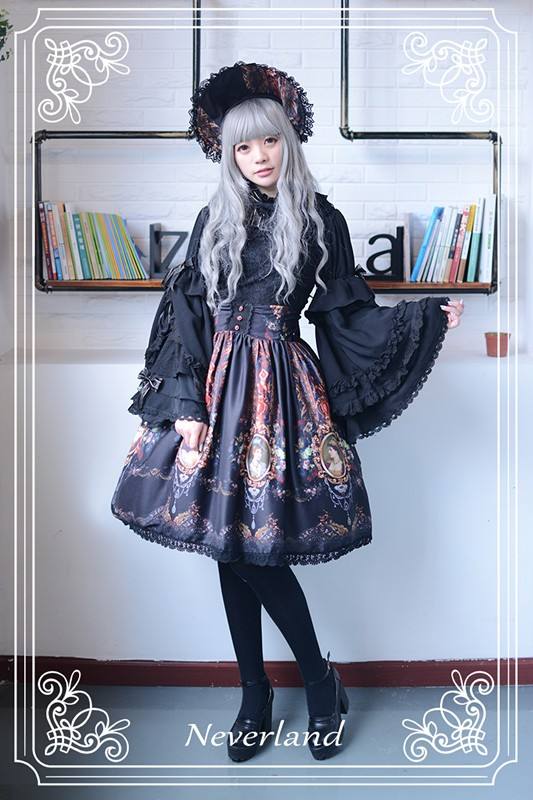 Neverland Lolita ~Ode to Rococo~ Lolita Skirt
