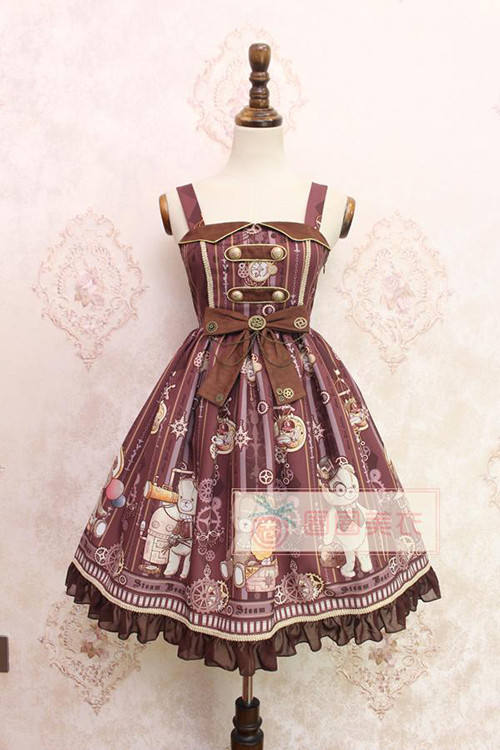 Alice Girl~ Steampunk Bear&Gear~ Lolita JSK