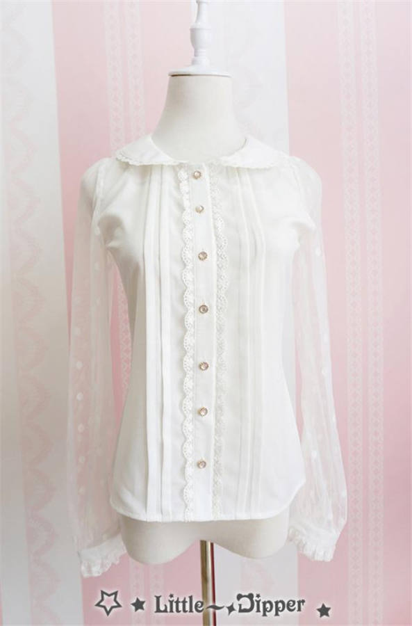 Little Dipper Sweet Bunny Ears Long Sleeves Lolita Blouse - Preorder Closed