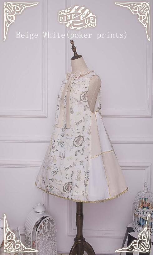 Weird Alice~ Lolita Printed JSK -Custom-tailor Pre-order  Closed