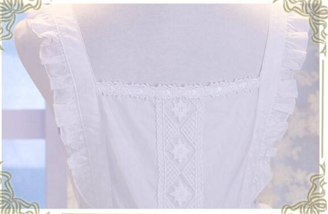 Rose Garden~ Vintage Embrodery Surface Layer Dress Both-sides Wear Ways