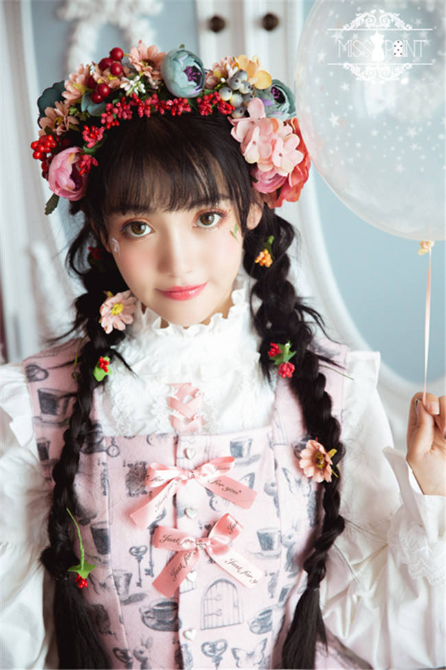 Bisque Doll- Vintage Lolita Blouse Custom Tailor Available