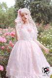 Crystal Rose~ Embroidery Lolita OP Dress - Pre-order Closed