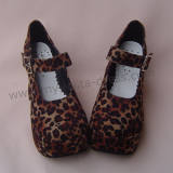 Leopard High Heels Lolita Shoes