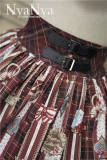 Royal Card~ British Style Printed Lolita Skirt -Ready Made