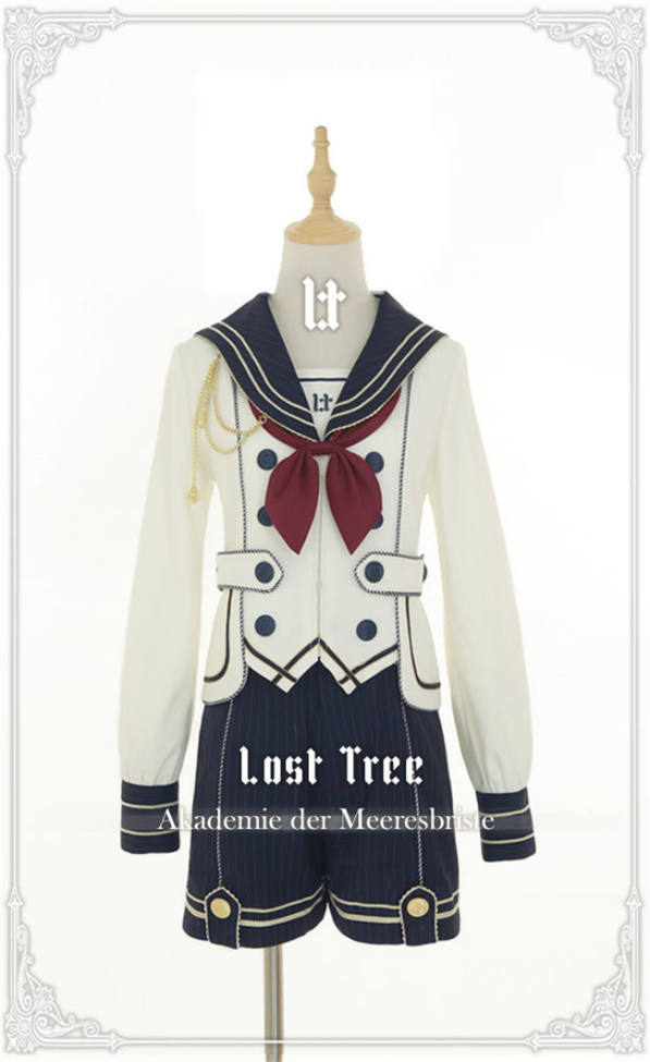 Akademie der Meeresbrise~ Ouji Lolita Top+Short Pants Set