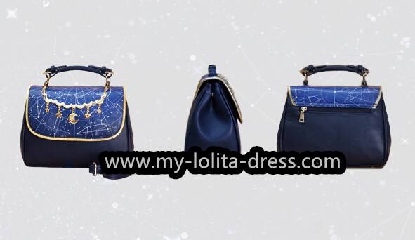Mu-fish Constellation Prints Lolita Handbag/Shoulder Bag