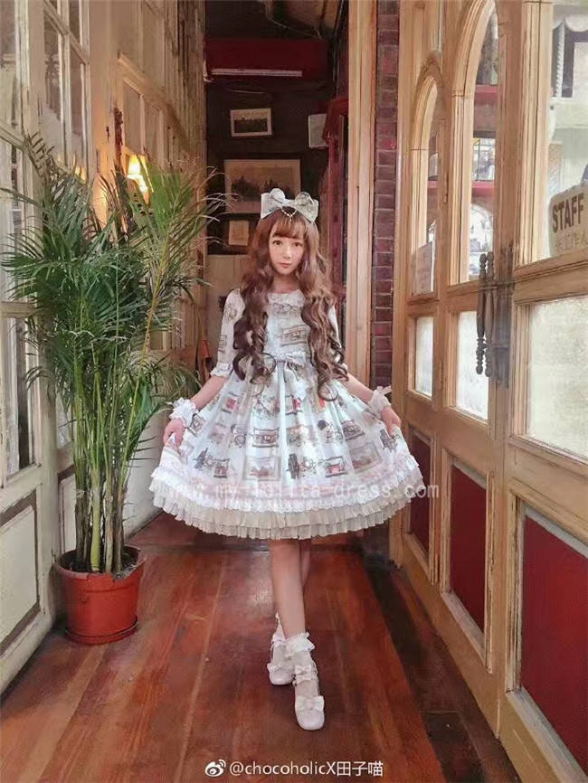 Sweet 3 Bows Lolita Heels Shoes