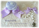 Sweet Rose and Bow Hairpin Set -In Stock