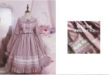 Paris Poetry~ Classic  Lolita Long Sleeves OP Dress- Pre-order Closed