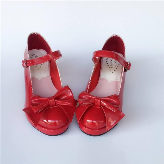 Bows Single Strap Lolita Shoes