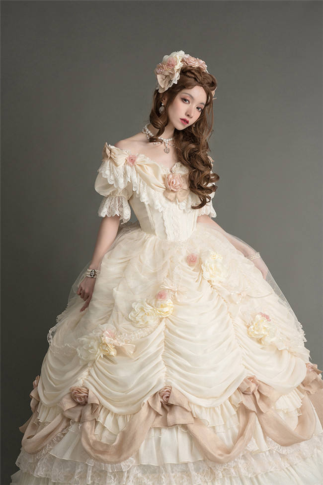 Henrietta ~Rose Queen Flowers Luxury Lolita OP