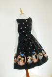 [Rosa Bianca Replica] Floral Corolla Bunny Print Lolita Jumper Dress