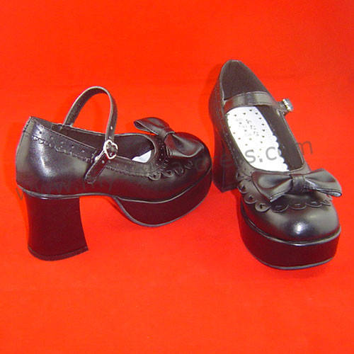 White Square Heels Lolita Shoes
