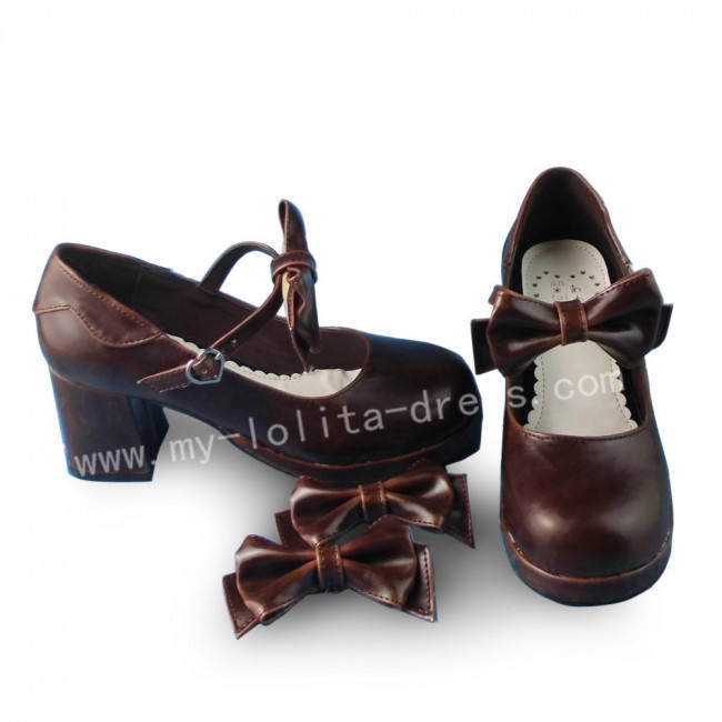 Sweet Chocolate Lolita Heels Shoes