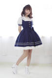 Morningstar Idol Academy~ Collge Style Peter Pan Collar Lolita JSK Dress out