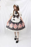 Dessert Chef~ Sweet Lolita JSK With Detachable Apron -Ready Made Light Blue Size S - In Stock