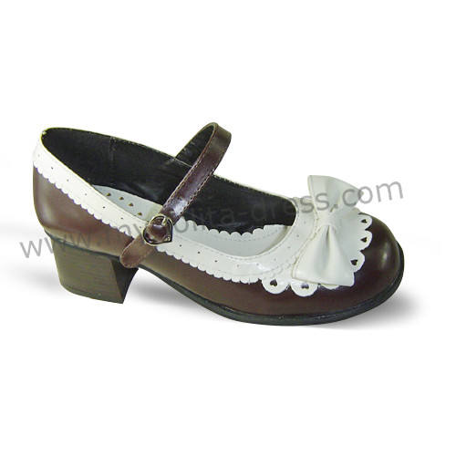 White Square Heels Lolita Shoes