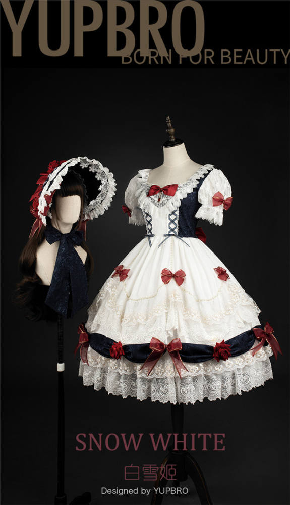 YUPBRO Lolita ~Snow White Lolita OP -Ready MADE
