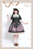 Honey Honey Lolita ~Antique Shop Lolita Short Sleeves OP Simple Version -Pre-order Closed