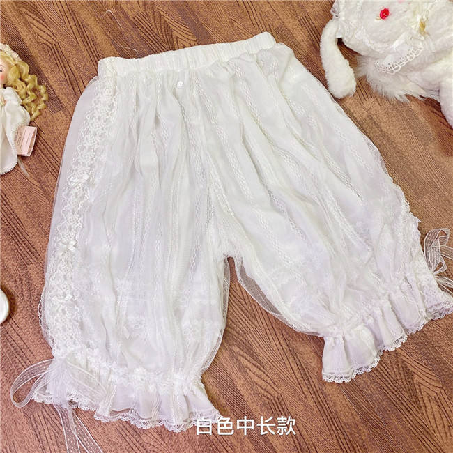 Summer Lace Chiffon Lolita Bloomer -Ready Made