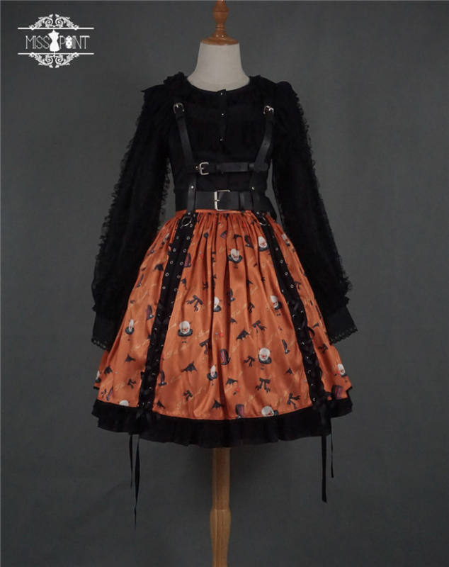 Miss Point ~Clown Daunting Night Lolita Blouse