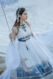 NyaNya Lolita Boutique ~Over the Sea the Moon Shines Bright Cheongsam Qi Lolita OP