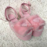Sweet Pink Lolita Sandals with Platform
