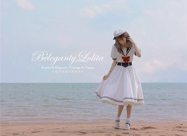 Beleganty Fashion Lolita ~Sea and Wind~ Elegant Lolita OP