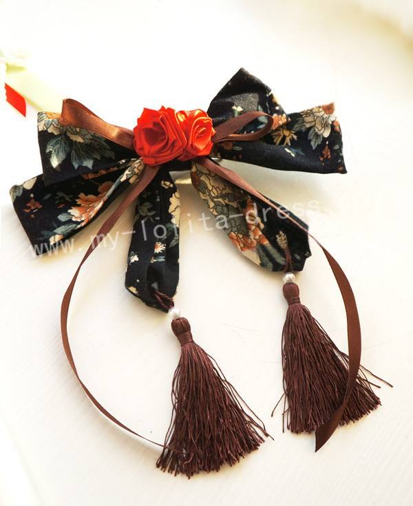 Strawberry Witch Peony Printed Qi Lolita OP