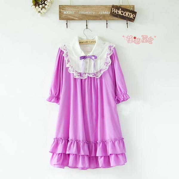 Cute Doll Chiffon Lolita Dress