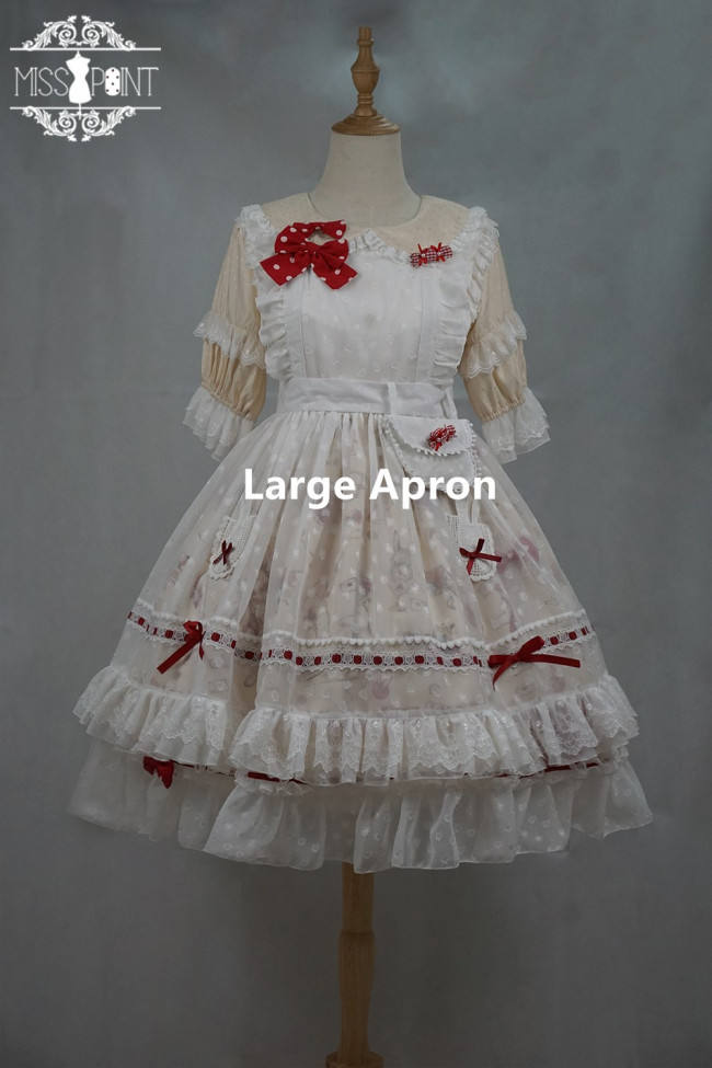 Miss Point ~The Tailor Rabbit Lolita Salopette  Beige Size S In Stock