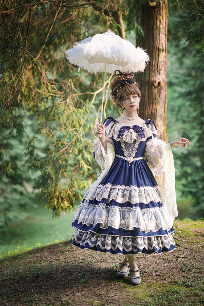 Miss Point ~Masked Ball Luxury Details Lolita OP Fullset