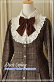 Winter of Caroline~Check Wool Lolita Wind Coat -Ready Made-out