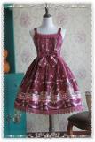 Infanta ***The Picnic Rabbit*** Dailywear Version  Lolita Printed Jumper Dress - out