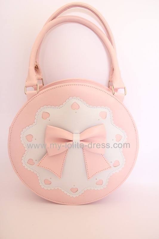 Round Shape Sweet Bow Lolita Handbag