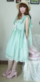 Surface Spell Chiffon High Waist Lolita Dress - Multiple Colors - OUT